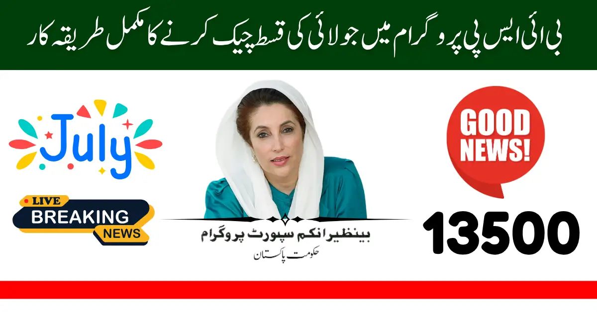 BISP 8171 July 2025 Payment