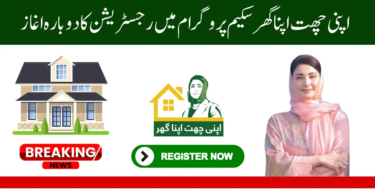 Apni Chhat Apna Ghar Scheme August 2025 – Maryam Nawaz Launches Latest Phase